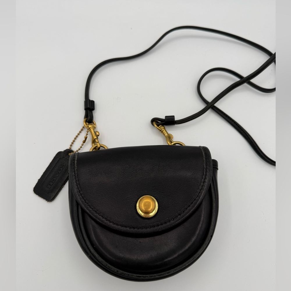 Vintage Coach Leather Convertible Mini Bag